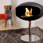 Chimeneas Cide Hogar bioetanol Cocoon Fires modelo Pedestal Black
