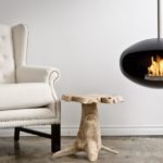 Chimeneas Cide Hogar bioetanol suspendido Cocoon Fires modelo Aeris Black